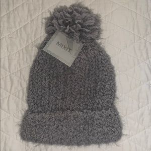 soft toboggan with pom pom